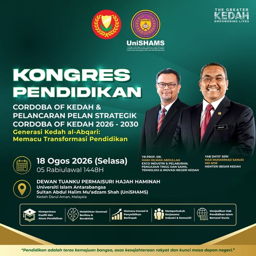 Kongres Pendidikan Cordoba of Kedah & Pelancaran Pelan Strategik Cordoba of Kedah 2026–2030
